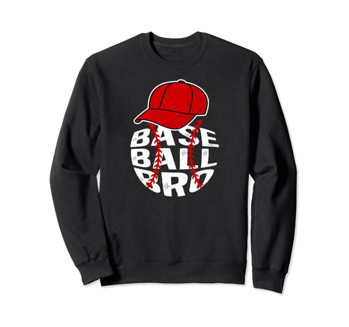 Baseball Bro Proud Baseball Sweatshirt - Custom Art Print for Adults - T-Shirt, Sweatshirt, Hoodie