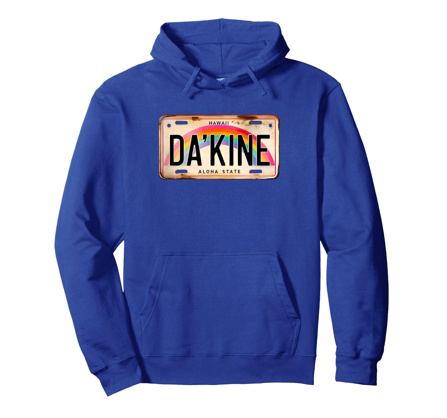 Dakine Hawaiian Pidgin Hawaii License Hoodie - Custom Art Print for Adults - T-Shirt, Sweatshirt, Hoodie