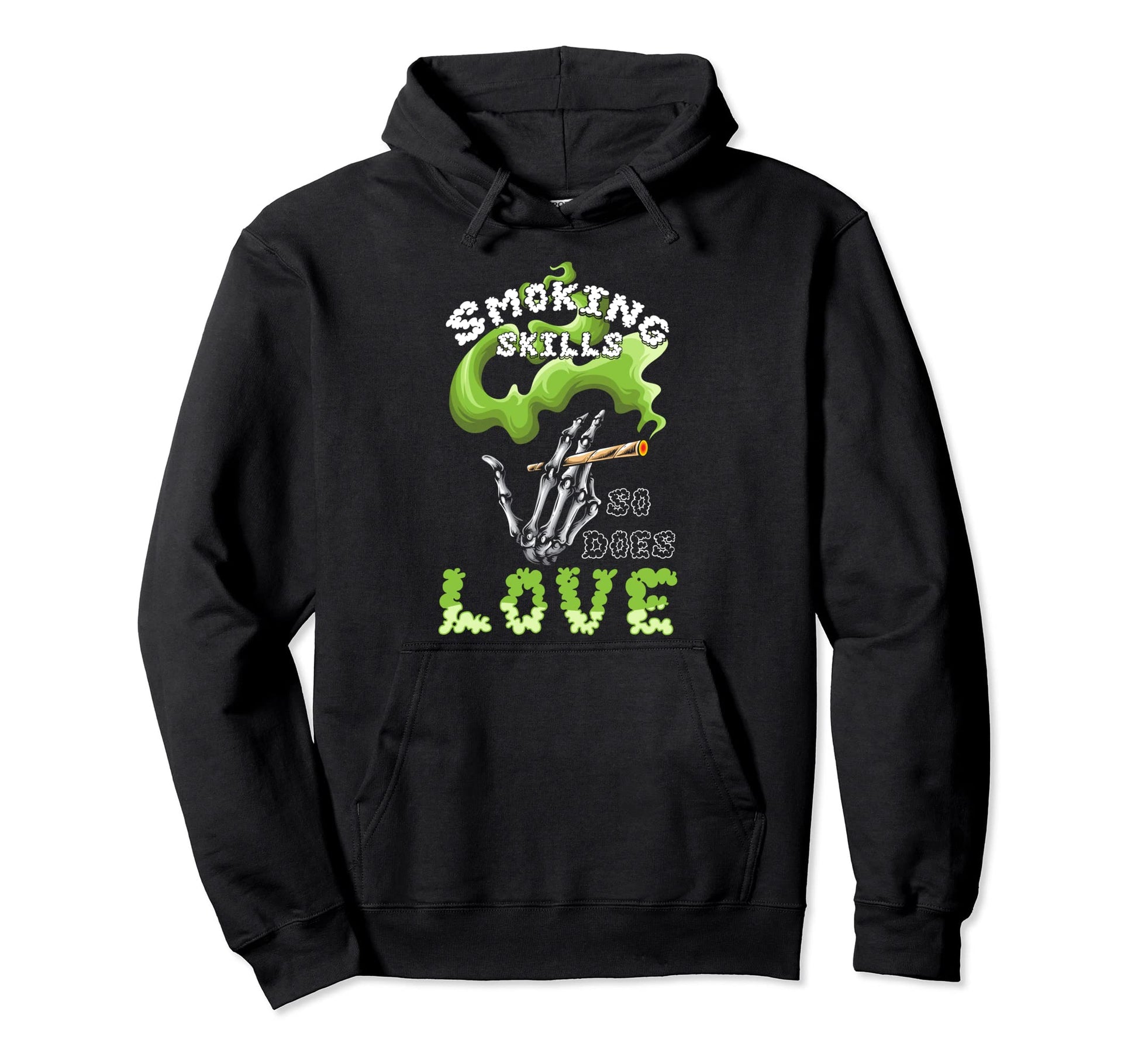 Smoking Kills So Does Love Aesthetic Soft Hoodie - Novelty Apparel Unisex - T-Shirt, Sweatshirt, Hoodie