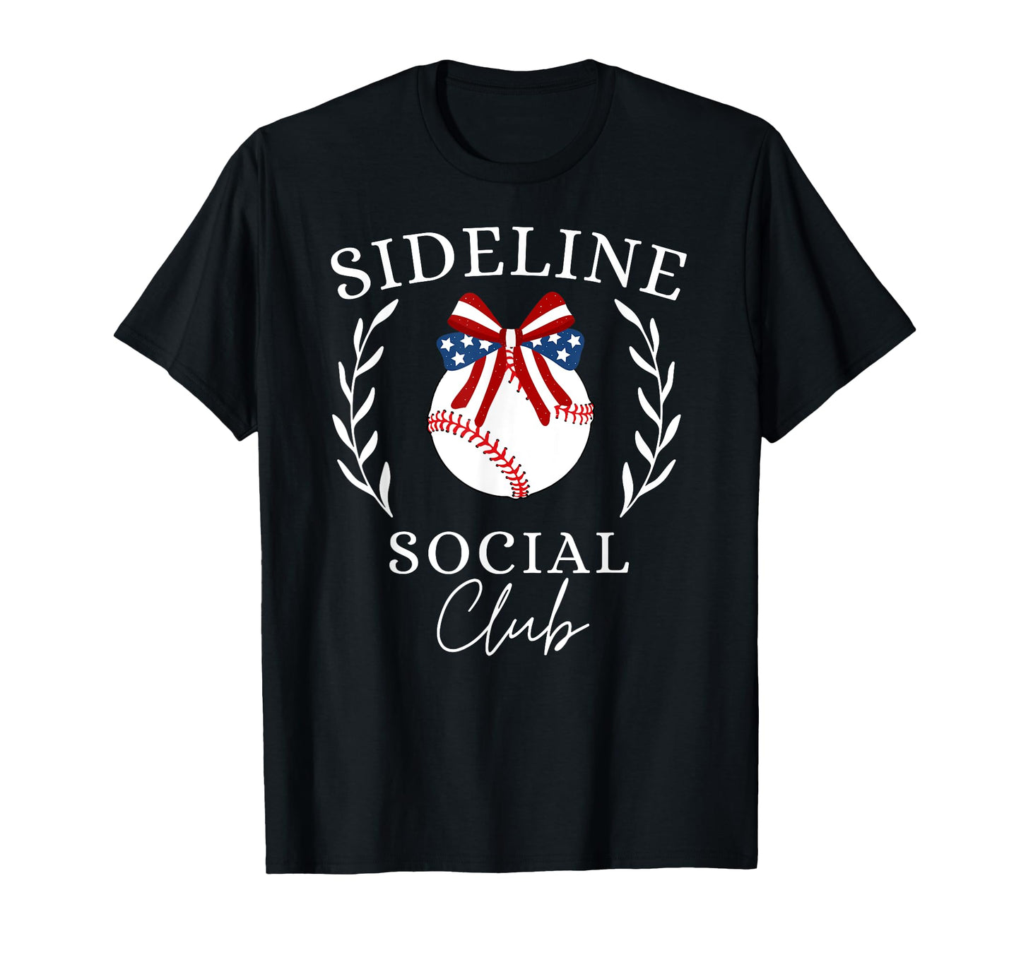 Sideline Social Club Coquette T-Shirt - Minimalist Print for Adults - T-Shirt, Sweatshirt, Hoodie
