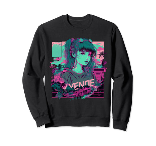 Vaporwave Aesthetic 90S Egirl Sweatshirt - Custom Art Print Unisex - T-Shirt, Sweatshirt, Hoodie