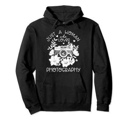 Photographer Camera Flowers Photography Hoodie - Streetwear Style Unisex - T-Shirt, Sweatshirt, Hoodie