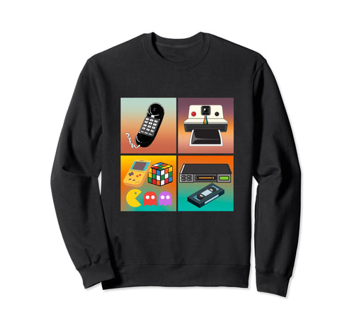 Nostalgic 80S 90S Games Sweatshirt - Casual Everyday Wear for Adults - T-Shirt, Sweatshirt, Hoodie