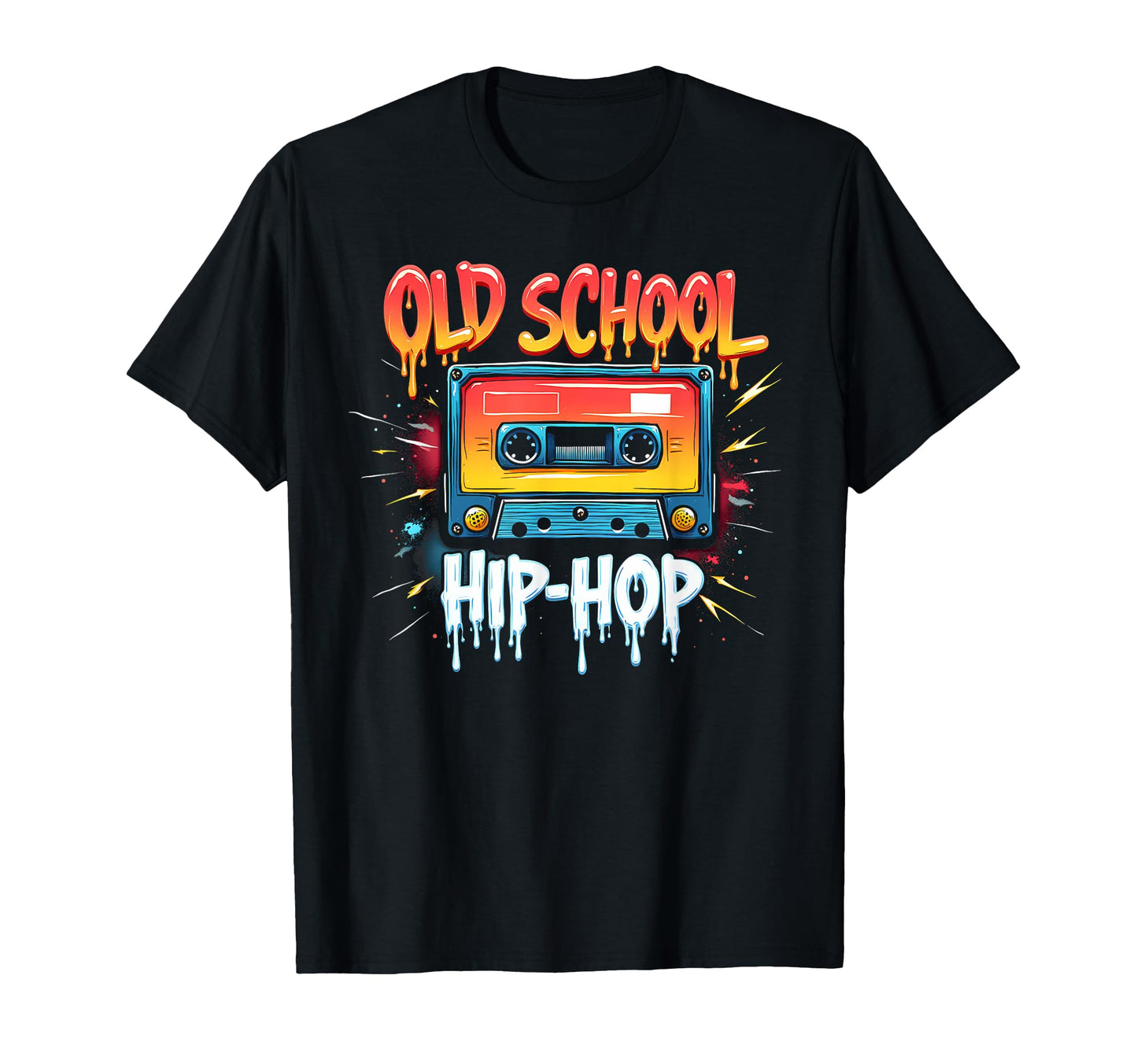 Nostalgic Old School Hiphop Cassette T-Shirt - Trendy Graphic Unisex - T-Shirt, Sweatshirt, Hoodie