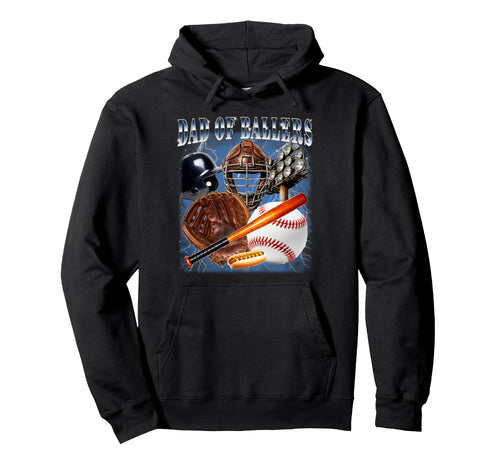 Dad Ballers Bootleg 90S Coach Player Hoodie - Novelty Apparel Men Women - T-Shirt, Sweatshirt, Hoodie
