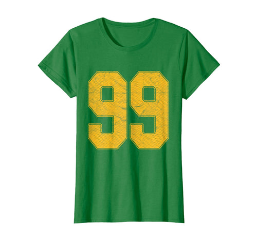 Number 99 Numbered Uniform Sports Team T-Shirt - Custom Art Print Unisex - T-Shirt, Sweatshirt, Hoodie