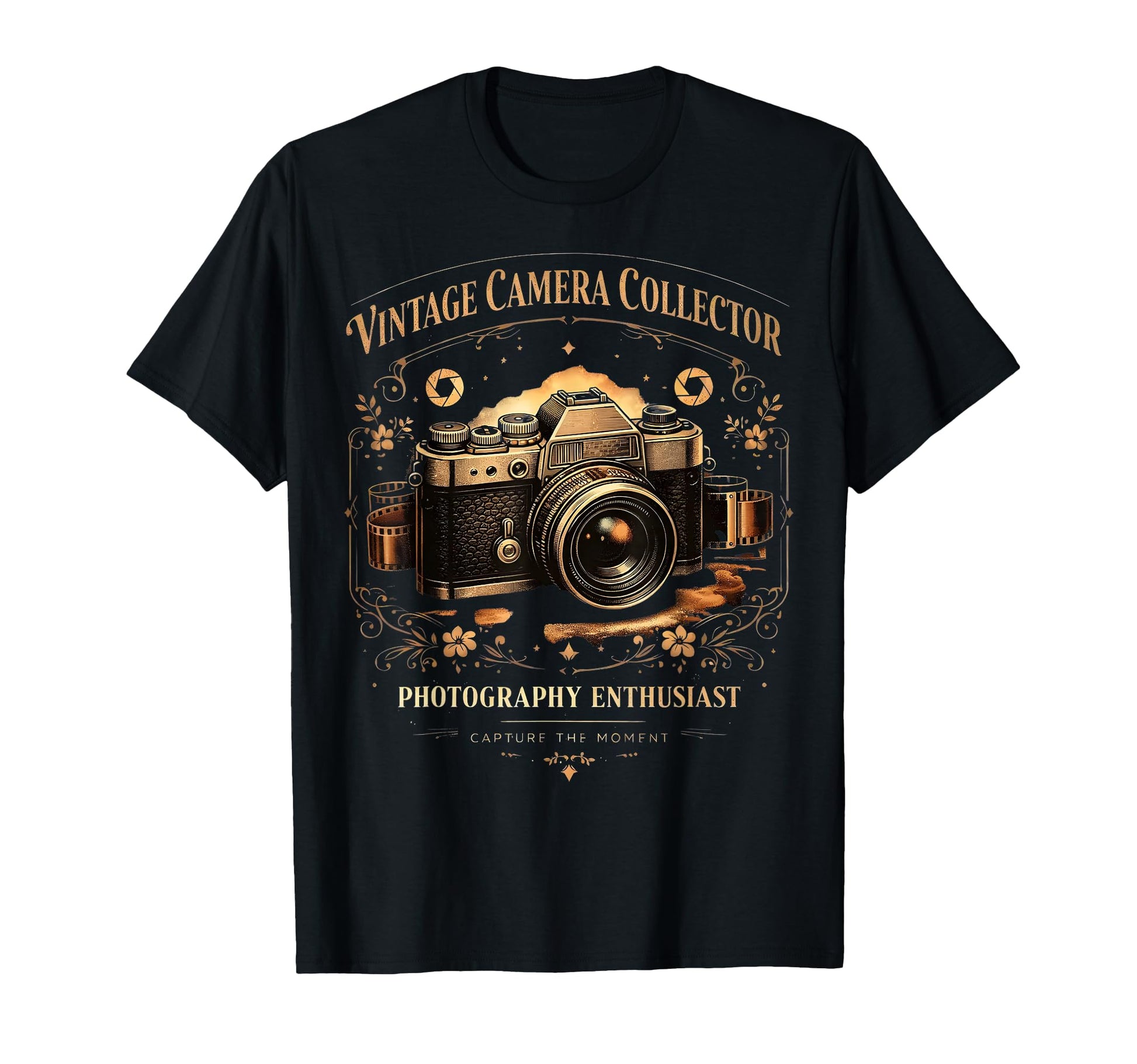 Camera Collector Photography T-Shirt - Custom Art Print for Adults - T-Shirt, Sweatshirt, Hoodie