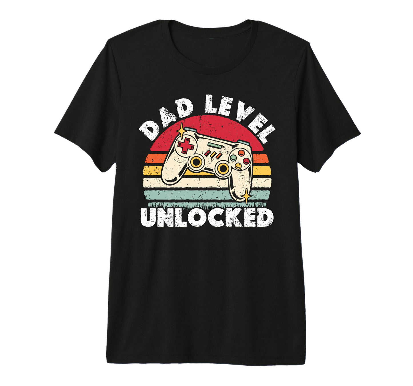 Dad Level Unlocked Funny New Dad Gamer T-Shirt - Unique Graphic for Adults - T-Shirt, Sweatshirt, Hoodie