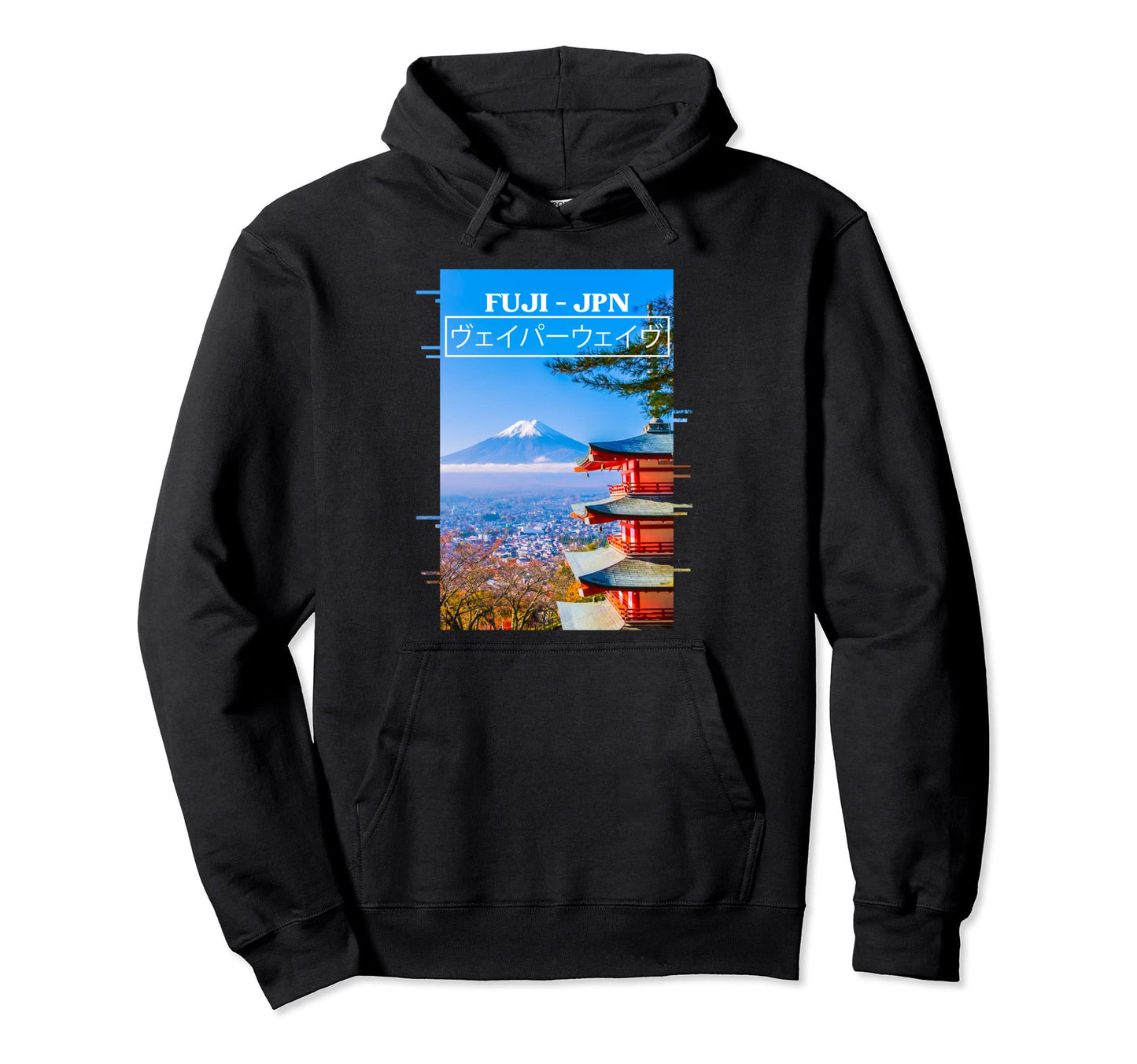 Mt Fuji Japan Art Japanese Otaku Hoodie - Unique Graphic Men Women - T-Shirt, Sweatshirt, Hoodie