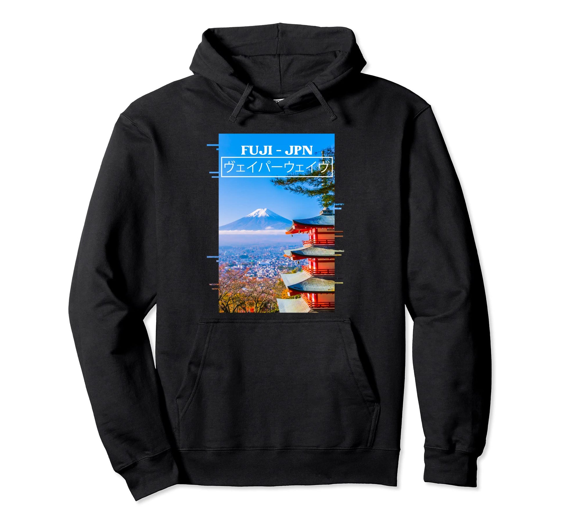 Mt Fuji Japan Art Japanese Otaku Hoodie - Unique Graphic Men Women - T-Shirt, Sweatshirt, Hoodie