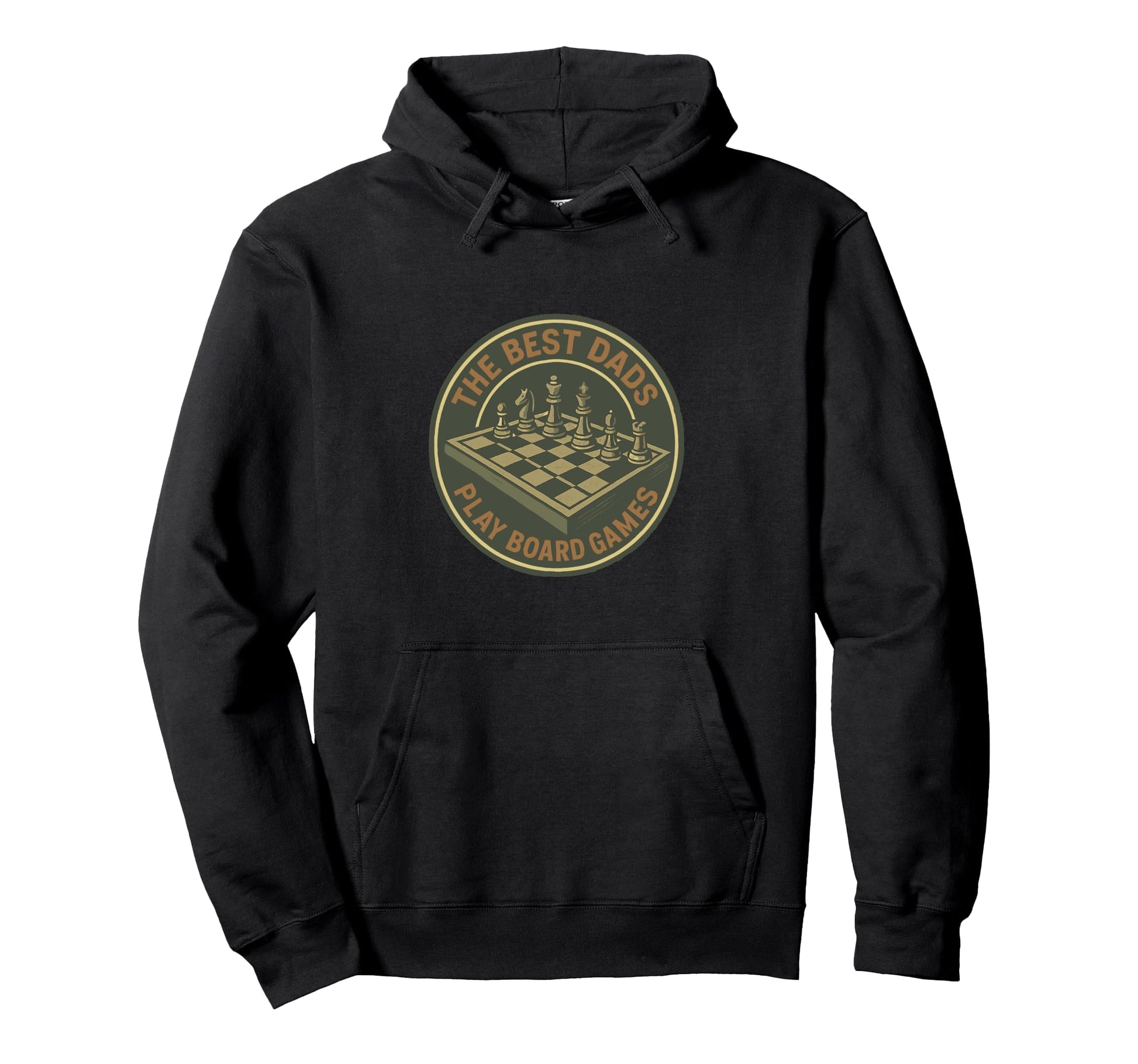 Board Game Dad Chess Daddy Board Hoodie - Fun Novelty Design for Adults - T-Shirt, Sweatshirt, Hoodie