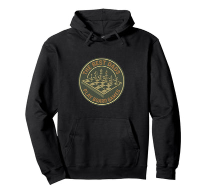 Board Game Dad Chess Daddy Board Hoodie - Fun Novelty Design for Adults - T-Shirt, Sweatshirt, Hoodie