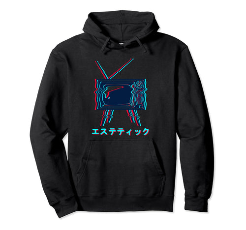 Vaporwave Culture 80S 90S Electro Music Hoodie - Minimalist Print Unisex - T-Shirt, Sweatshirt, Hoodie