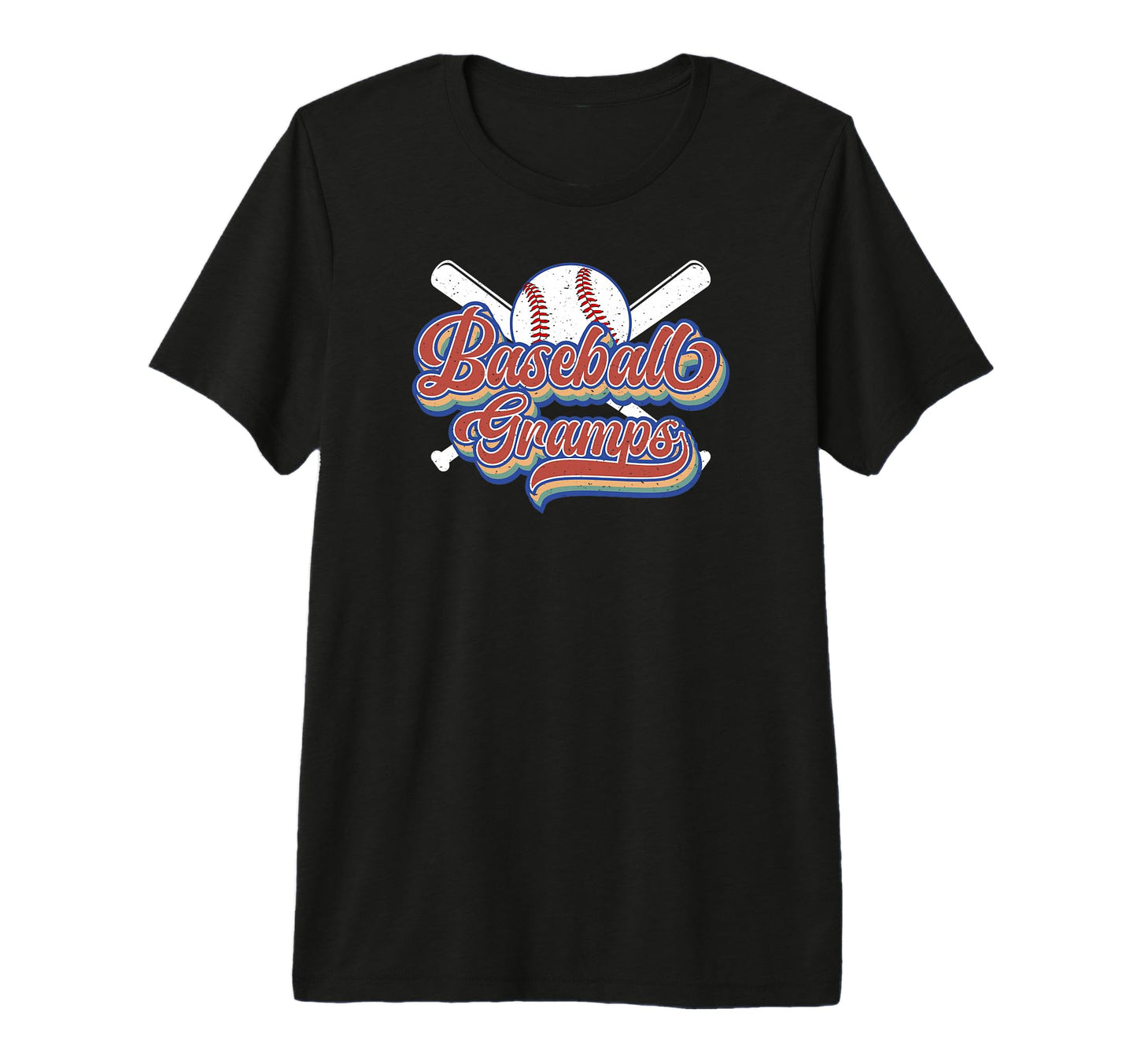 Mens Baseball Gramps Grandpa Gramps T-Shirt - Custom Art Print for Adults - T-Shirt, Sweatshirt, Hoodie