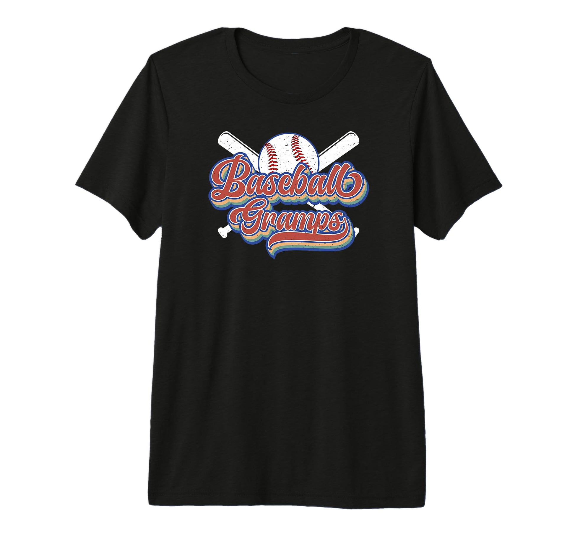 Mens Baseball Gramps Grandpa Gramps T-Shirt - Custom Art Print for Adults - T-Shirt, Sweatshirt, Hoodie