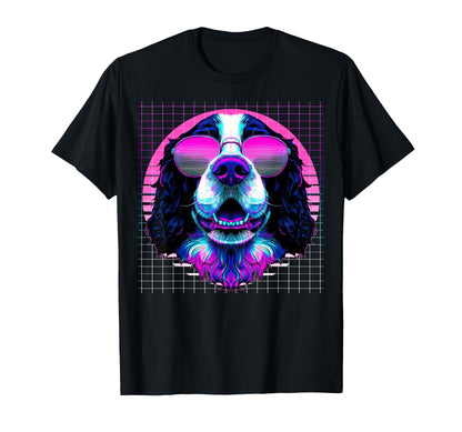 Springer Spaniel Sunglasses Dog T-Shirt - Casual Everyday Wear Unisex - T-Shirt, Sweatshirt, Hoodie