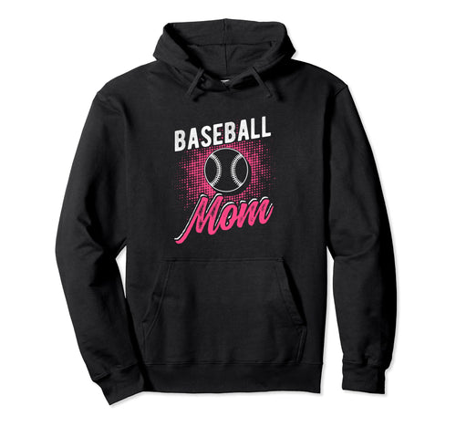Baseball Mom Sport Athlete Family Hoodie - Novelty Apparel Men Women - T-Shirt, Sweatshirt, Hoodie
