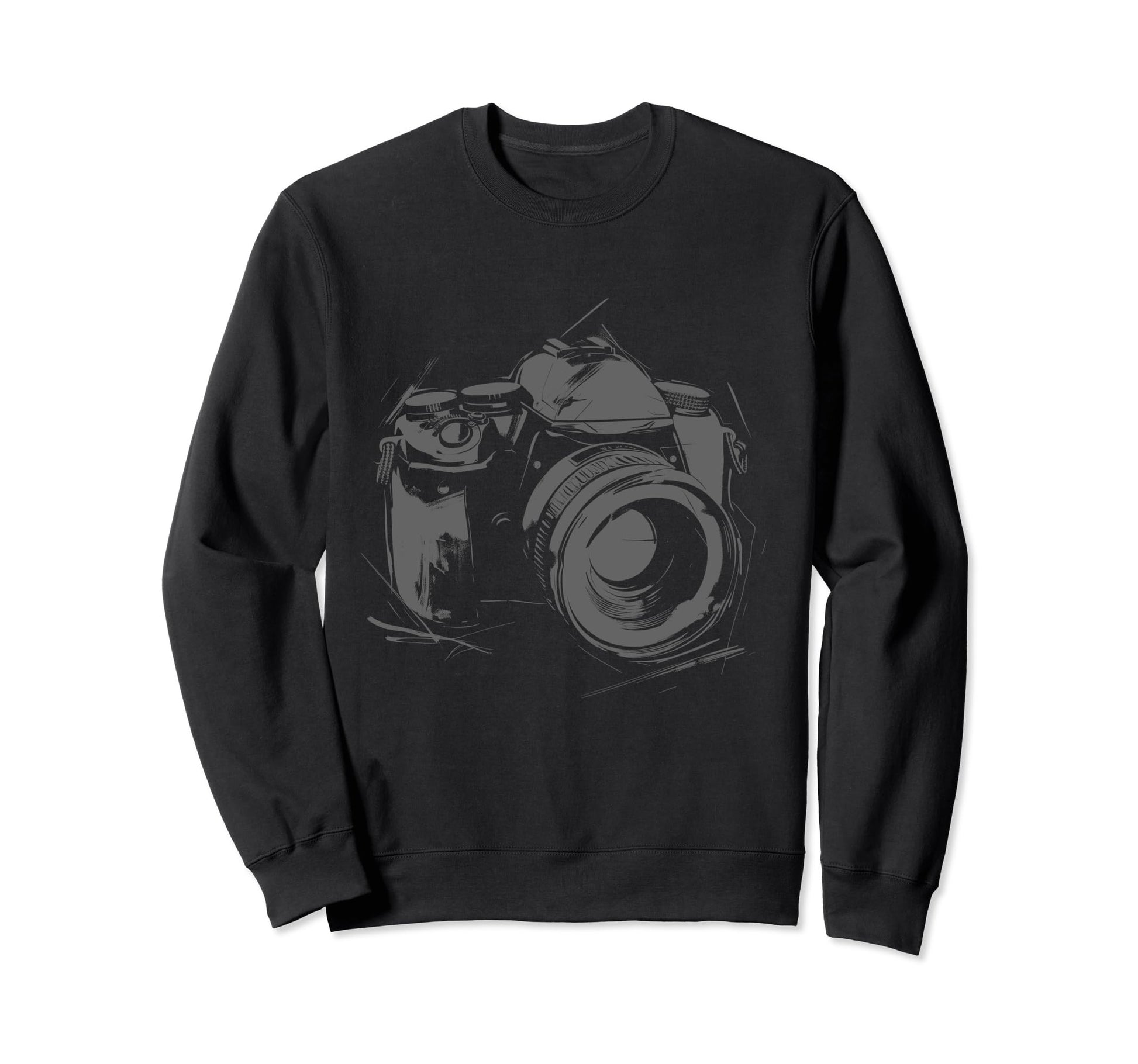 Camera Photography Watercolor Art Sweatshirt - Novelty Apparel Unisex - T-Shirt, Sweatshirt, Hoodie
