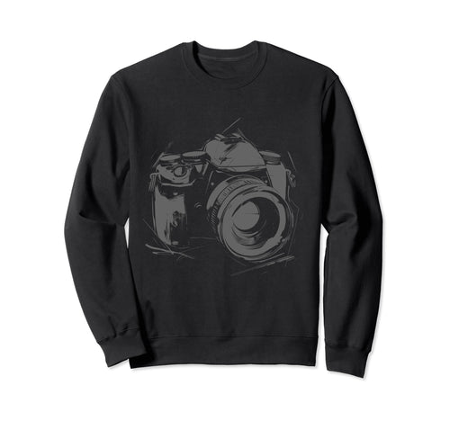 Camera Photography Watercolor Art Sweatshirt - Novelty Apparel Unisex - T-Shirt, Sweatshirt, Hoodie