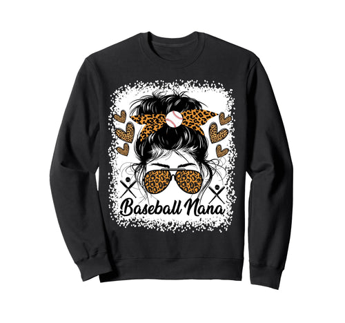 Baseball Nana Baseball Player Sweatshirt - Custom Art Print Men Women - T-Shirt, Sweatshirt, Hoodie