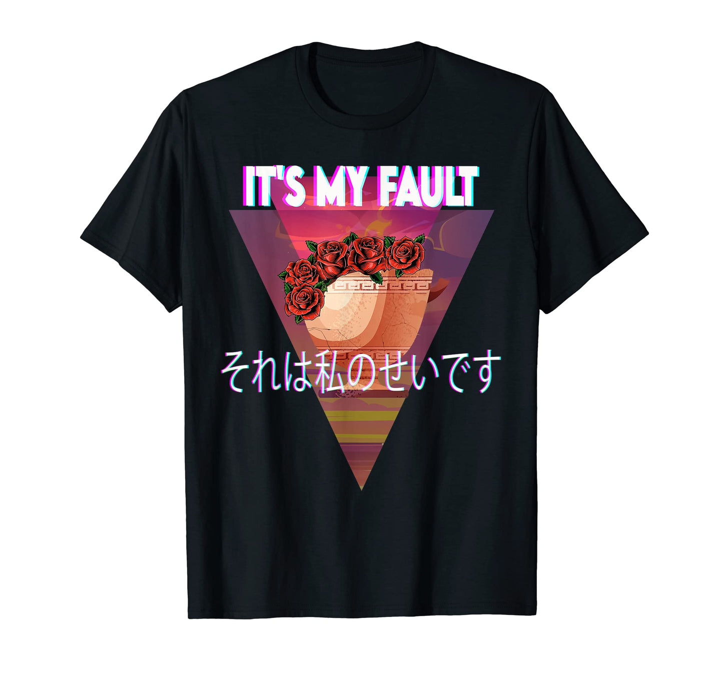 Its My Fault Vaporwave Aesthetic T-Shirt - Aesthetic Graphic Unisex - T-Shirt, Sweatshirt, Hoodie