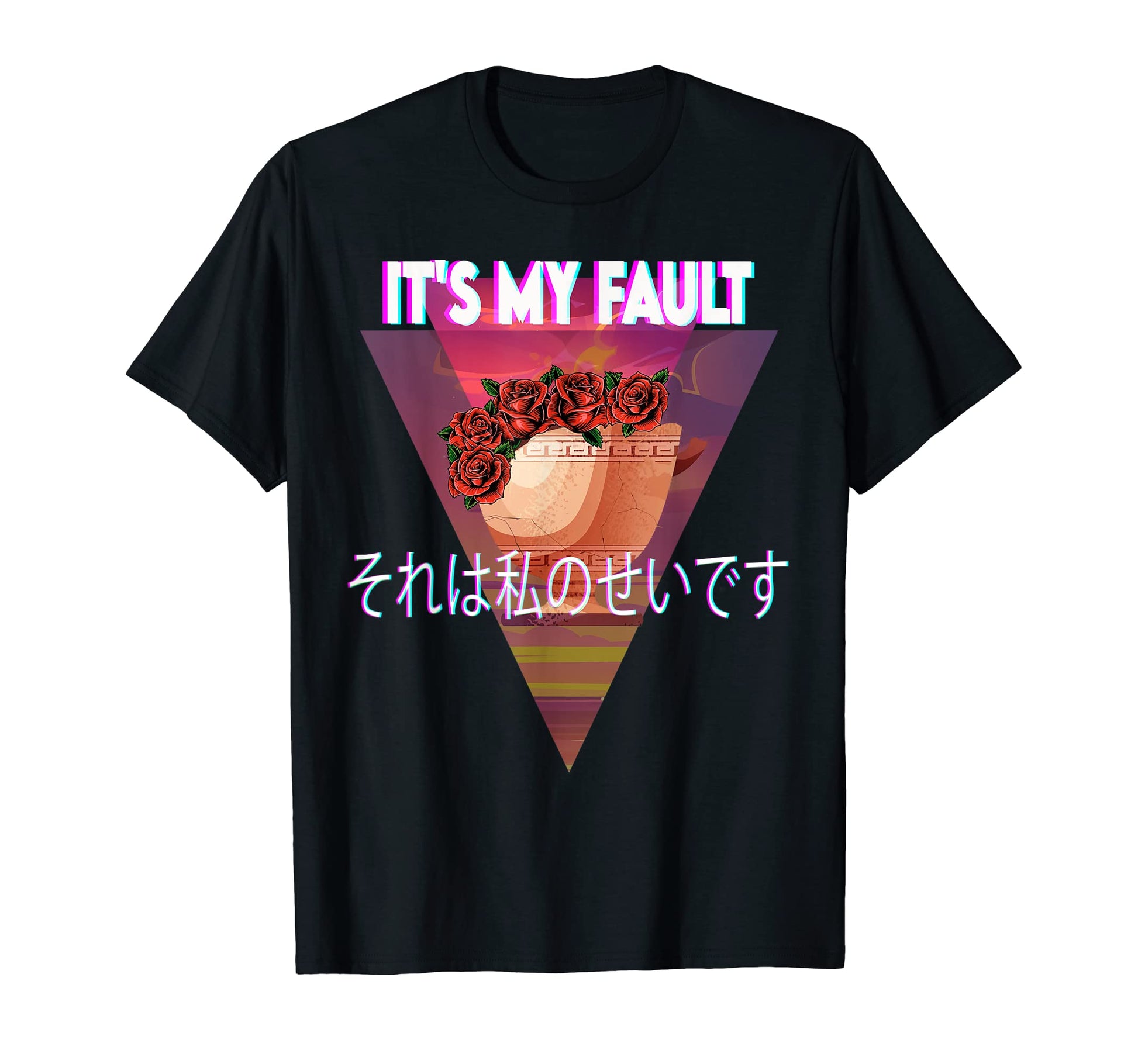 Its My Fault Vaporwave Aesthetic T-Shirt - Aesthetic Graphic Unisex - T-Shirt, Sweatshirt, Hoodie