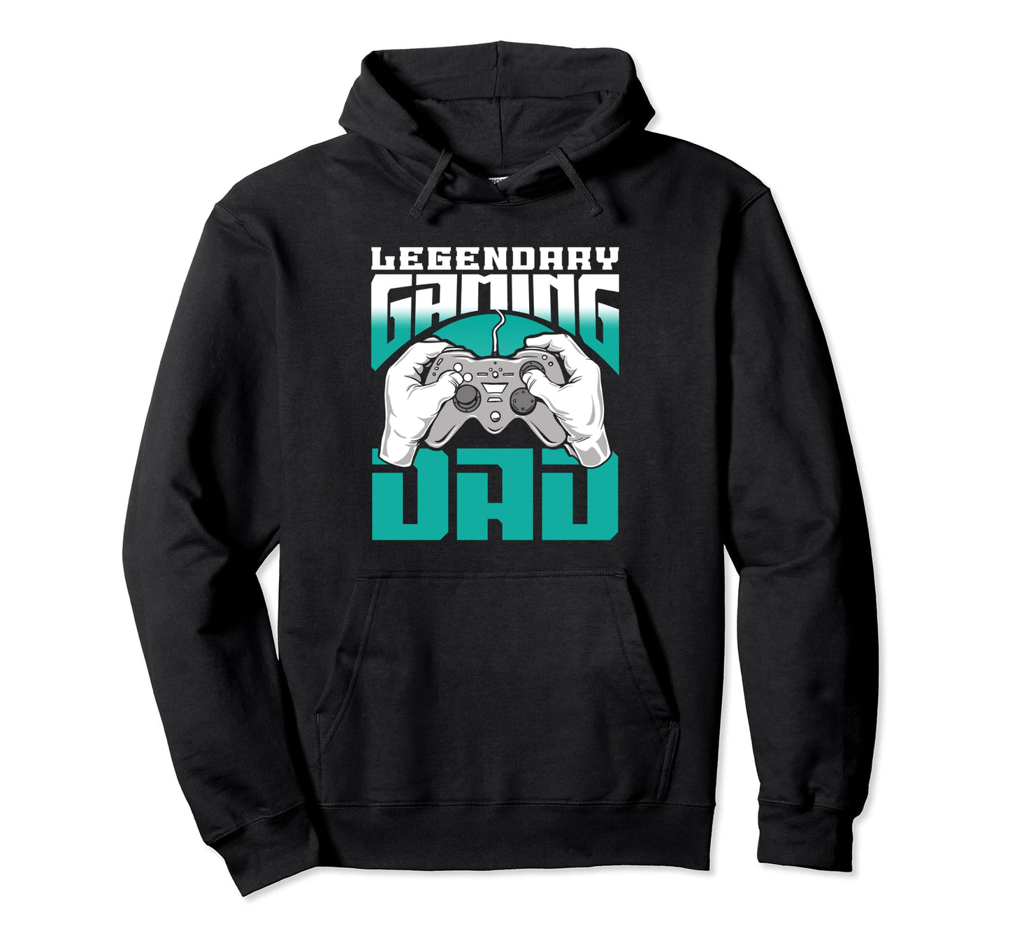 Legendary Gaming Dad Father Gamer Hoodie - Minimalist Print for Adults - T-Shirt, Sweatshirt, Hoodie