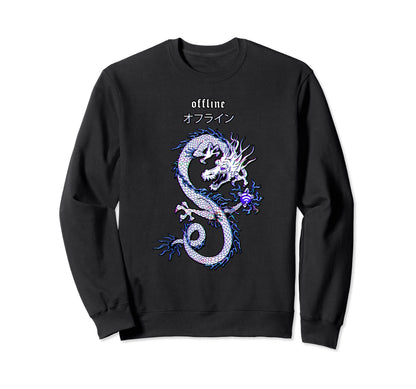 Dragon Streetwear E Aesthetic Edgy Sweatshirt - Graphic Print Unisex - T-Shirt, Sweatshirt, Hoodie