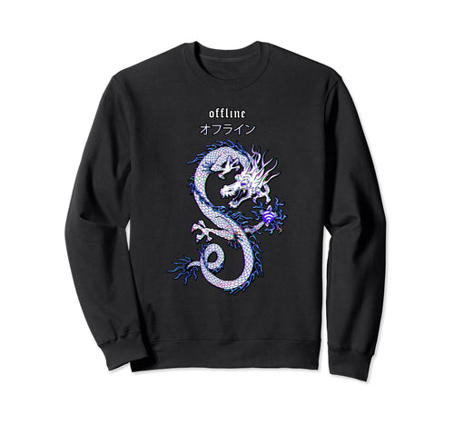 Dragon Streetwear E Aesthetic Edgy Sweatshirt - Graphic Print Unisex - T-Shirt, Sweatshirt, Hoodie