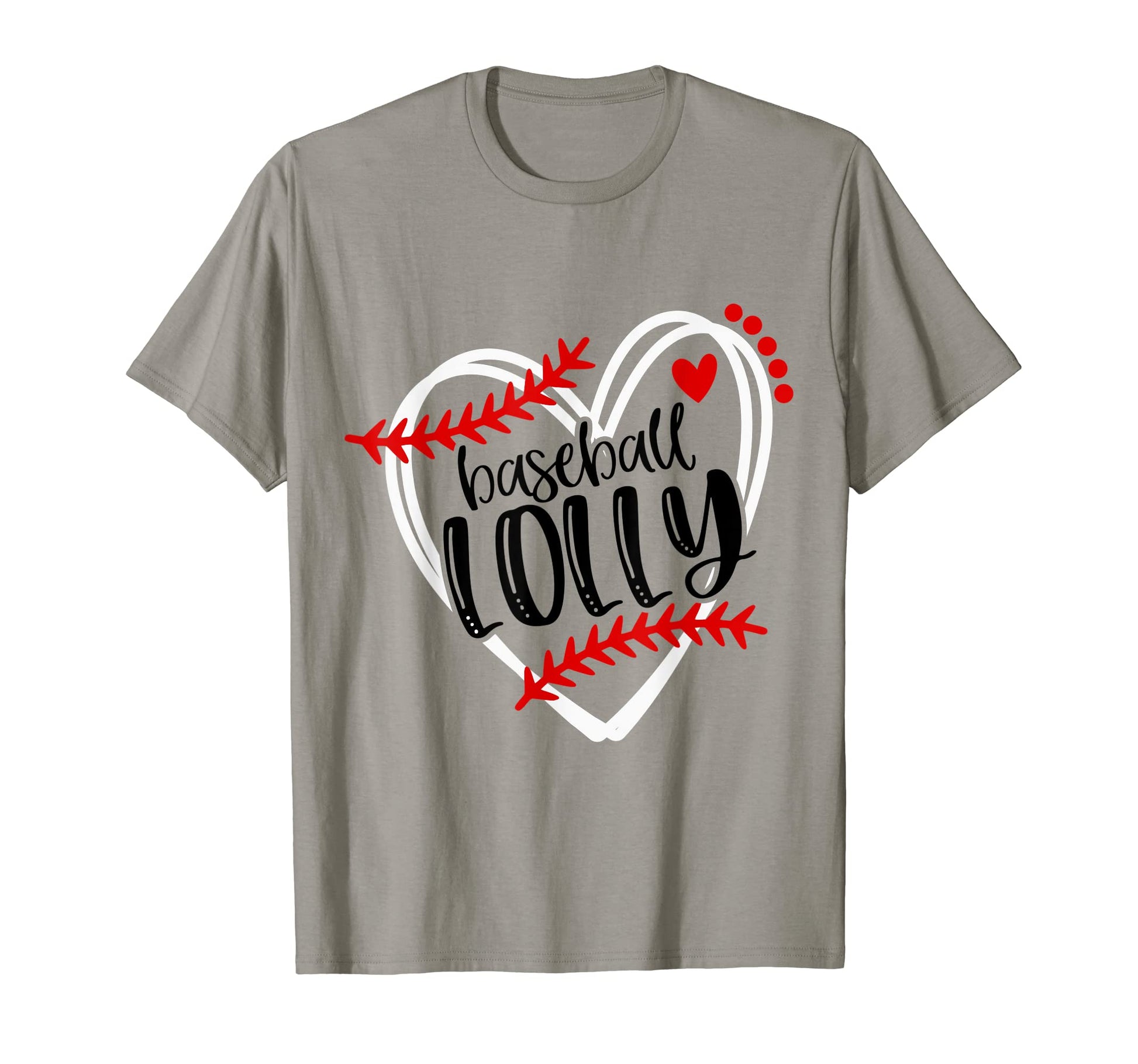 Baseball Lolly Distressed Heart Laces T-Shirt - Graphic Print Unisex - T-Shirt, Sweatshirt, Hoodie