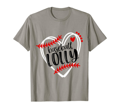 Baseball Lolly Distressed Heart Laces T-Shirt - Graphic Print Unisex - T-Shirt, Sweatshirt, Hoodie