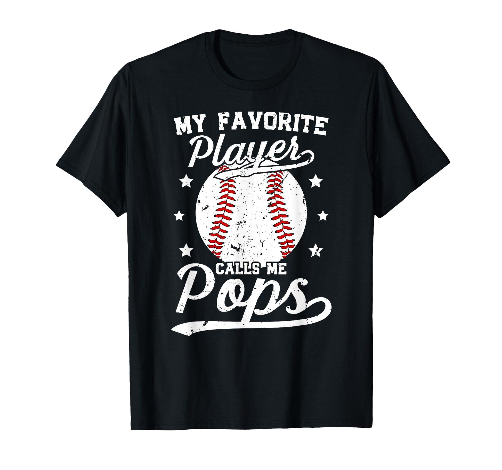 My Favorite Baseball Player Pops T-Shirt - Casual Everyday Wear for Adults - T-Shirt, Sweatshirt, Hoodie