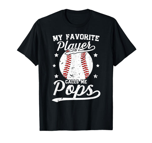 My Favorite Baseball Player Pops T-Shirt - Casual Everyday Wear for Adults - T-Shirt, Sweatshirt, Hoodie