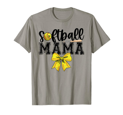 Softball Mama Game Day Vibes T-Shirt - Custom Art Print for Adults - T-Shirt, Sweatshirt, Hoodie