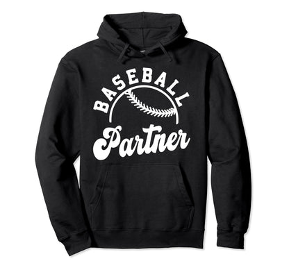 Baseball Partner Matching Baseball Hoodie - Minimalist Print Men Women - T-Shirt, Sweatshirt, Hoodie