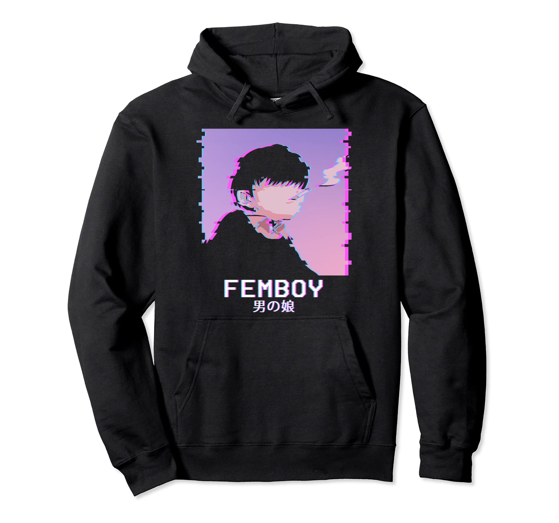 Femboy Japanese Emo Vaporwave Hoodie - Casual Everyday Wear Unisex - T-Shirt, Sweatshirt, Hoodie