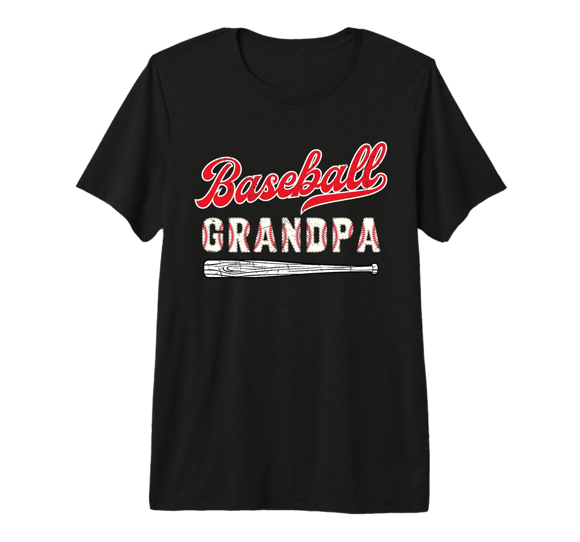 Mens Baseball Grandpa Grandkids Tri T-Shirt - Fun Novelty Design Men Women - T-Shirt, Sweatshirt, Hoodie