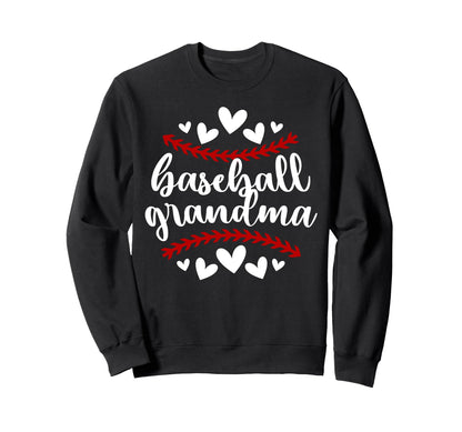 Baseball Grandma Baseball Player Sweatshirt - Aesthetic Graphic Men Women - T-Shirt, Sweatshirt, Hoodie