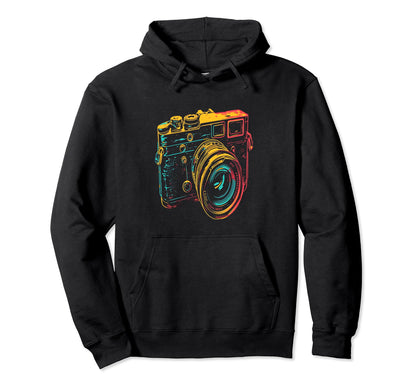Photography Camera Photographer Hoodie - Unique Graphic Unisex - T-Shirt, Sweatshirt, Hoodie