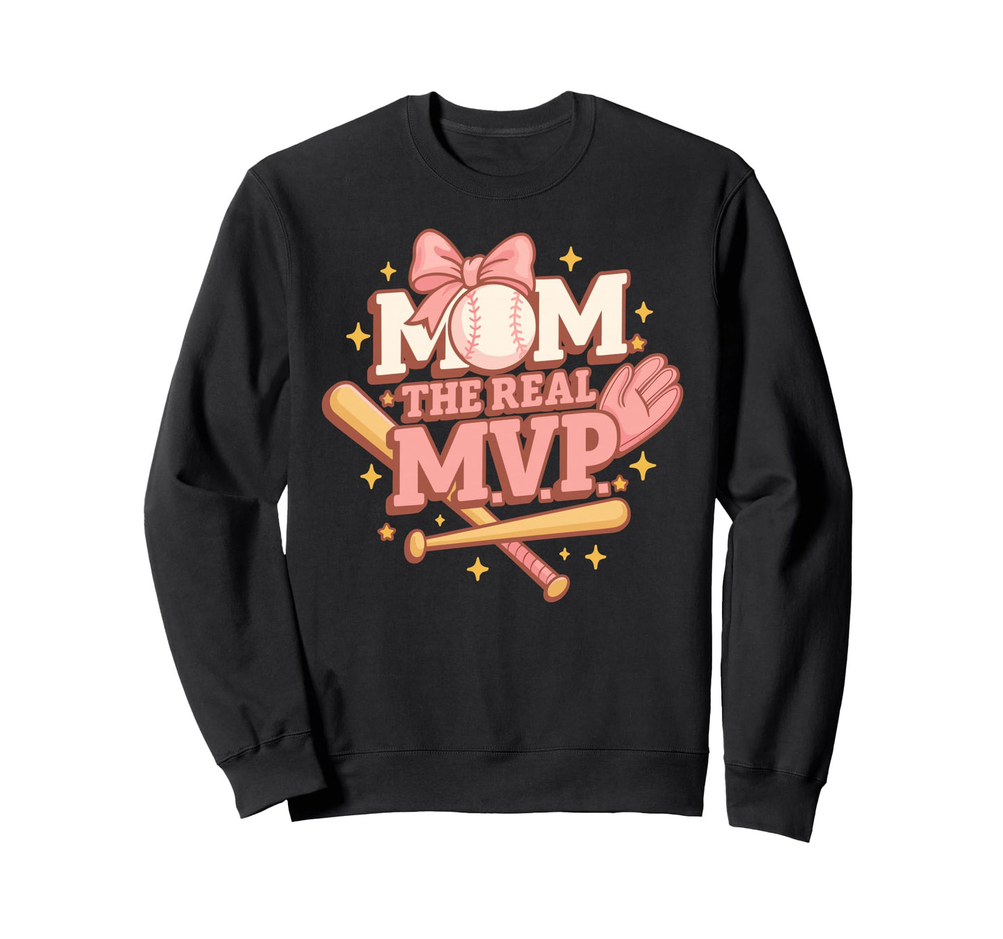 Mom Real Most Valuable Person Funny Sweatshirt - Unique Graphic for Adults - T-Shirt, Sweatshirt, Hoodie