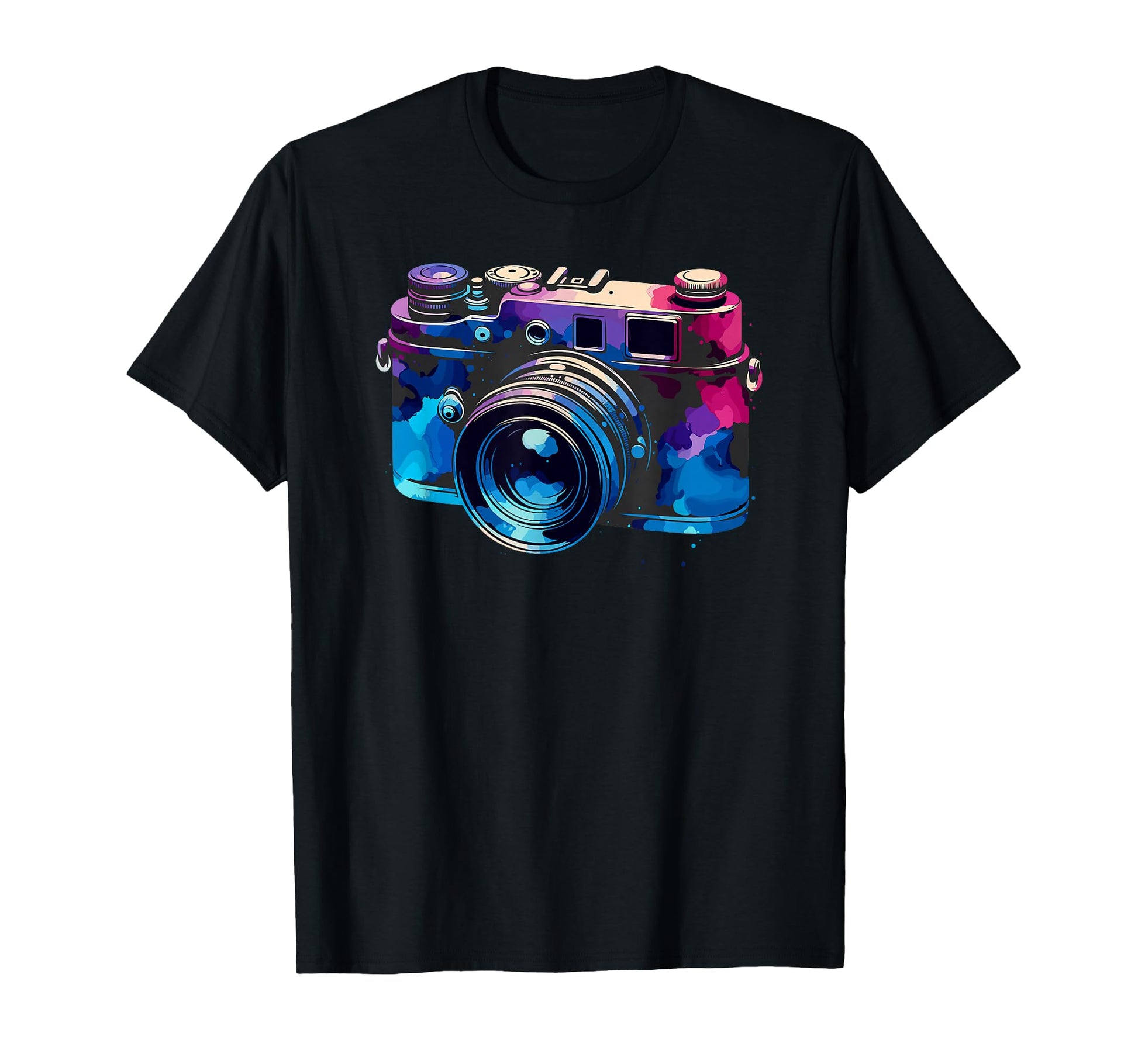 Camera Photographer Photography T-Shirt - Custom Art Print Men Women - T-Shirt, Sweatshirt, Hoodie