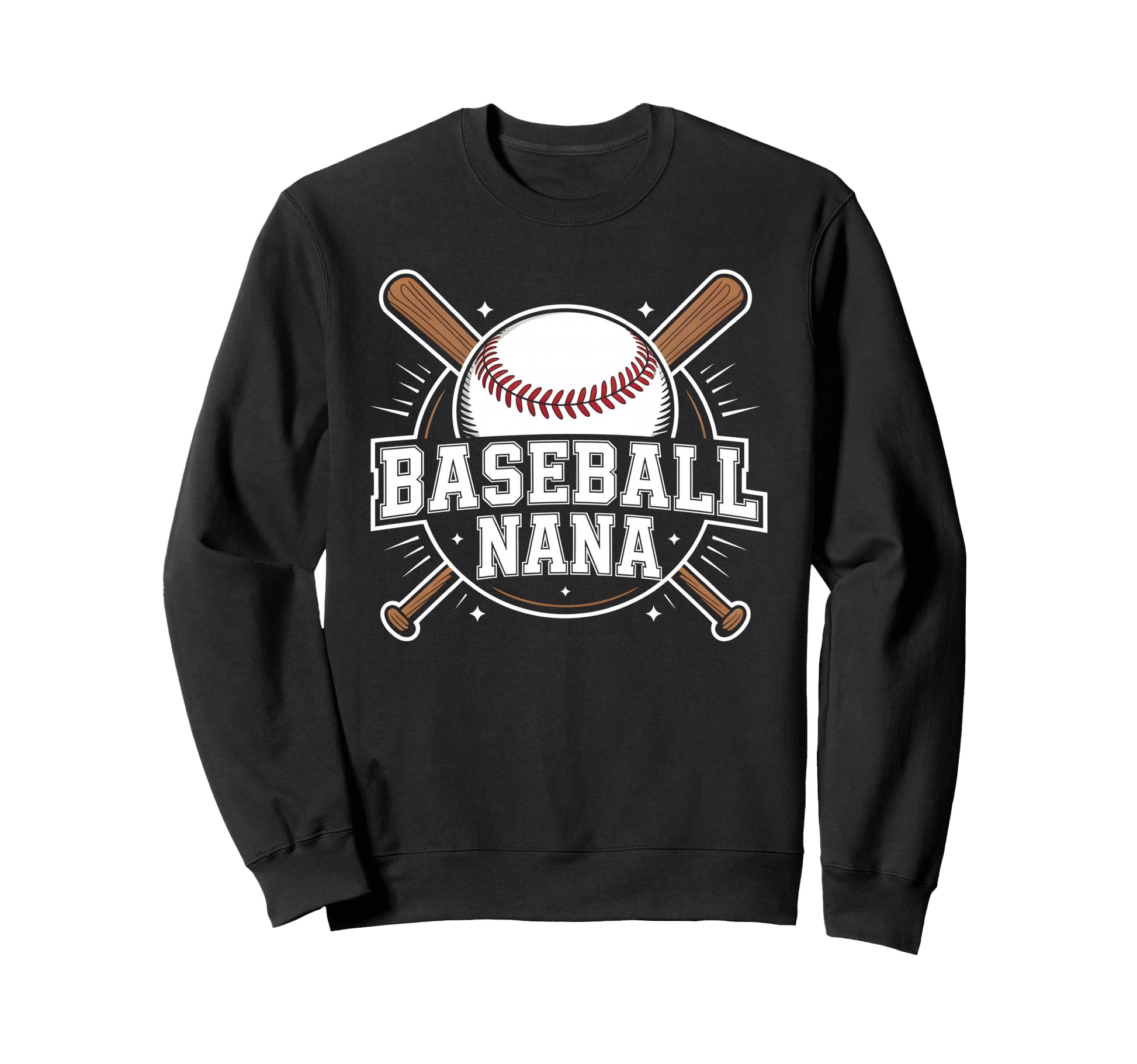 Baseball Nana Grandma Softball Sweatshirt - Graphic Print for Adults - T-Shirt, Sweatshirt, Hoodie
