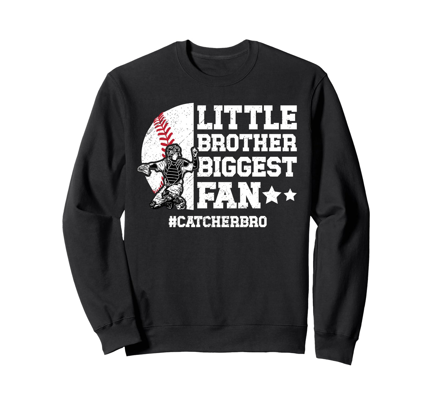 Little Brother Baseball Sweatshirt - Casual Everyday Wear Men Women - T-Shirt, Sweatshirt, Hoodie