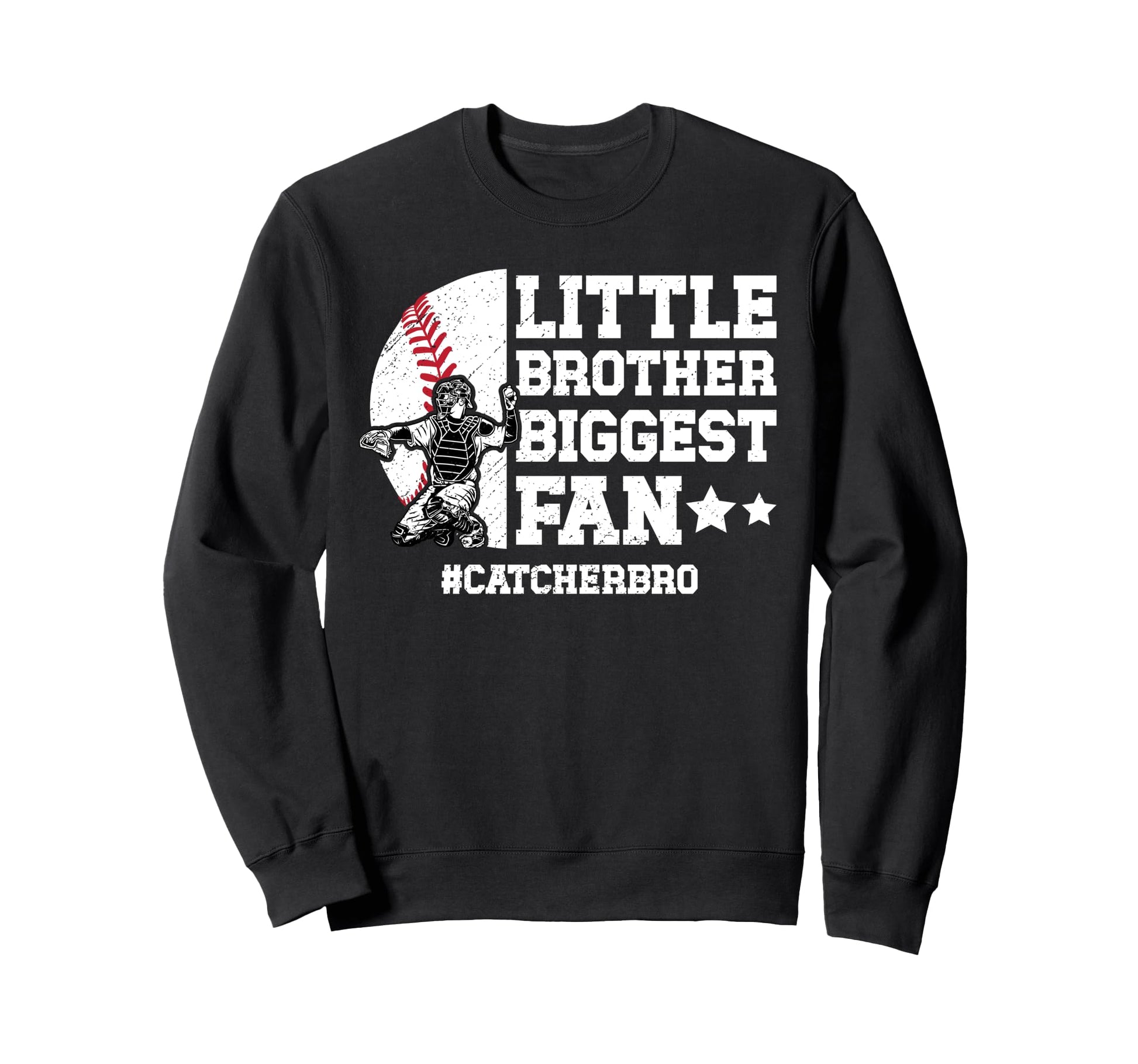 Little Brother Baseball Sweatshirt - Casual Everyday Wear Men Women - T-Shirt, Sweatshirt, Hoodie
