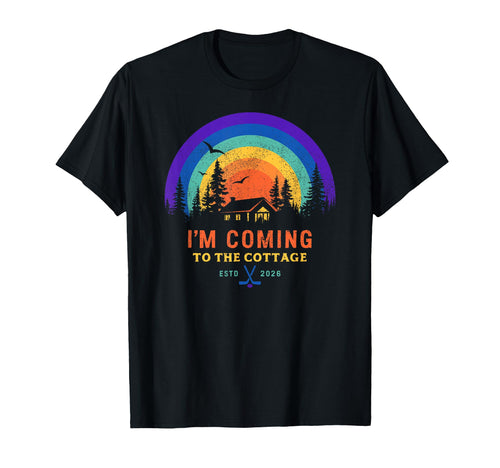 Cottage Canada Cozy Lgbtq Rainbow Sweatshirt - Custom Art Print Men Women - T-Shirt, Sweatshirt, Hoodie