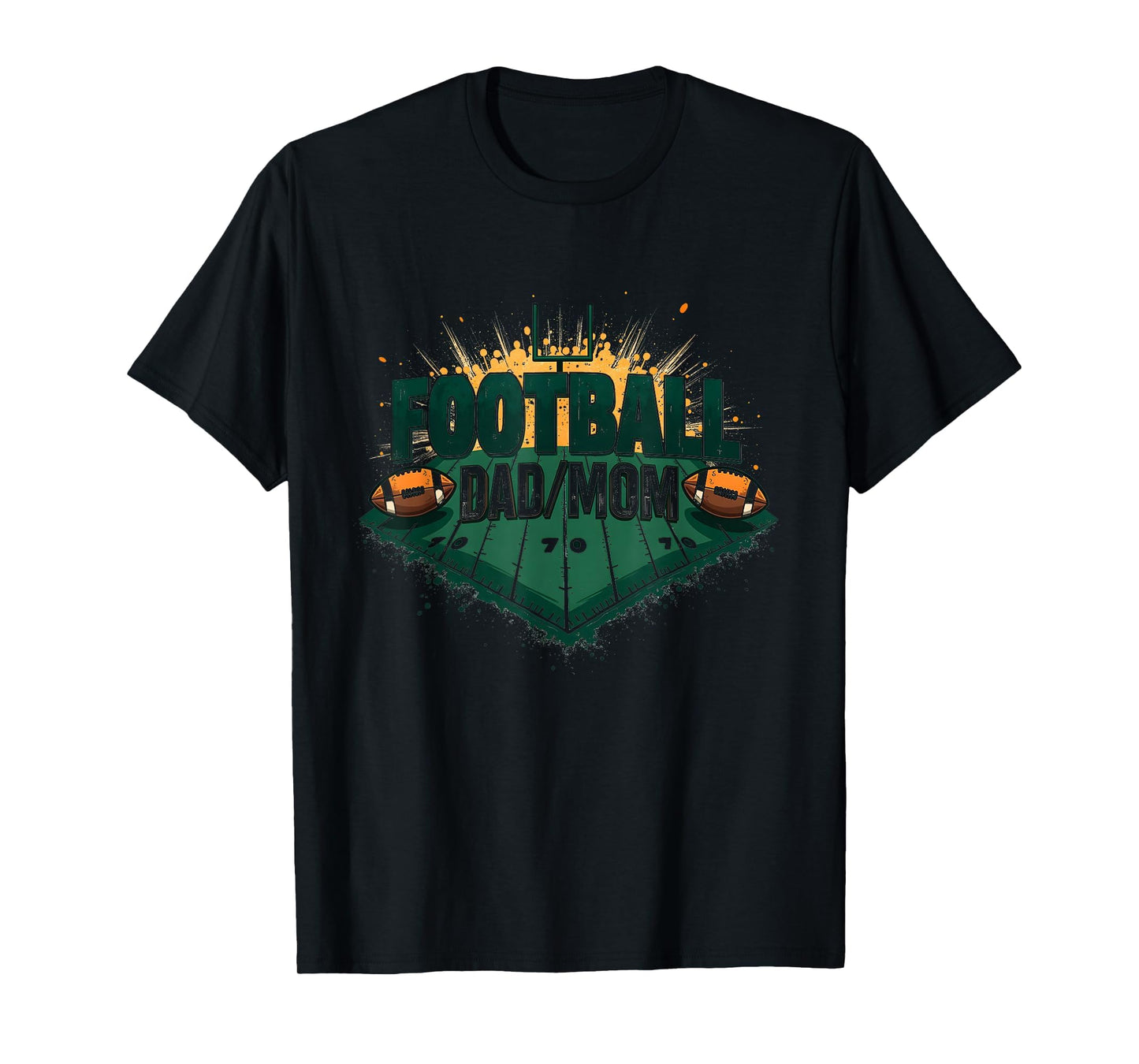 Football Dad Mom Proud Parent Game Day T-Shirt - Graphic Print for Adults - T-Shirt, Sweatshirt, Hoodie