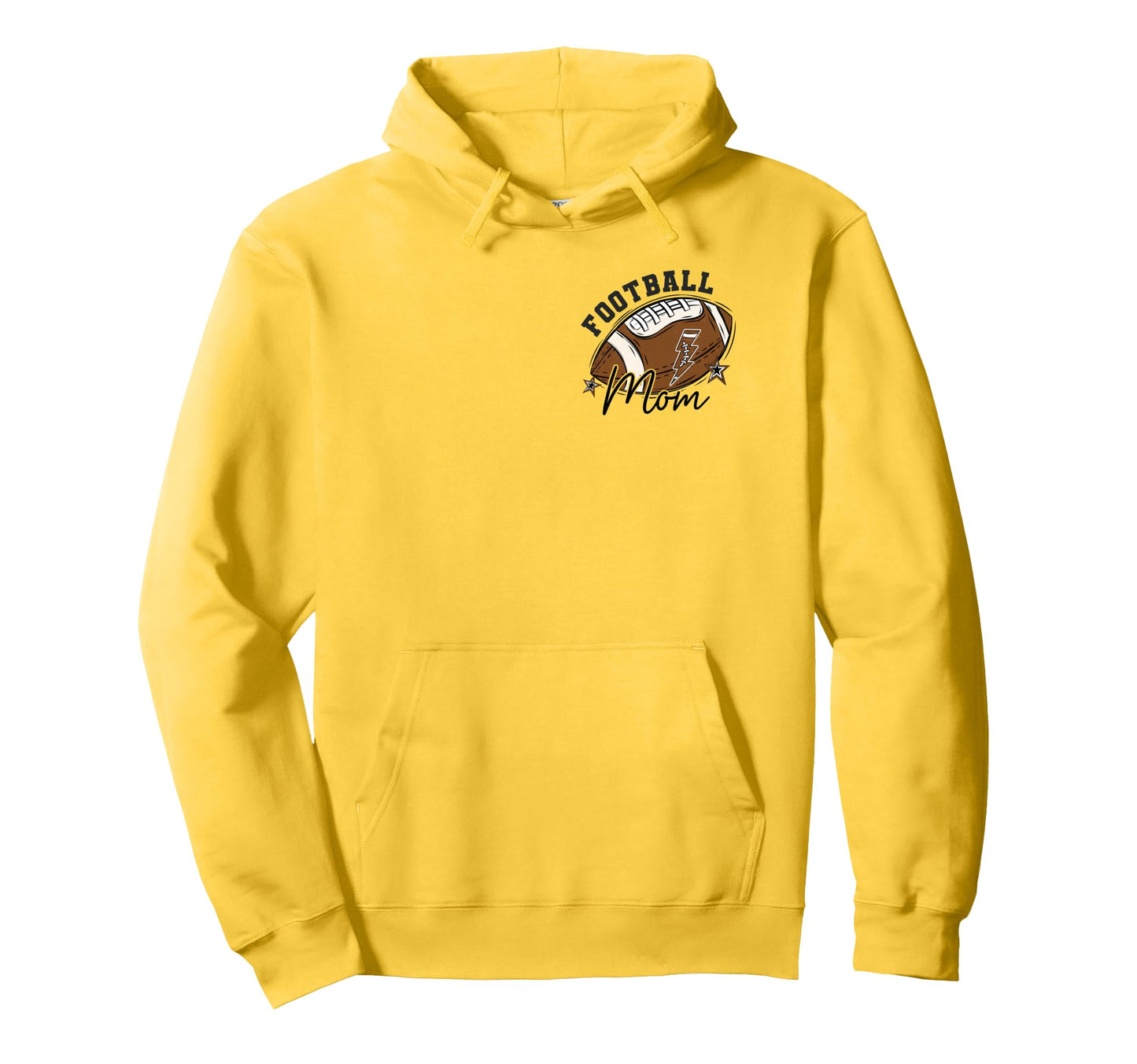 2 Sided Football Mom My Wallet Is Empty Hoodie - Trendy Graphic Men Women - T-Shirt, Sweatshirt, Hoodie