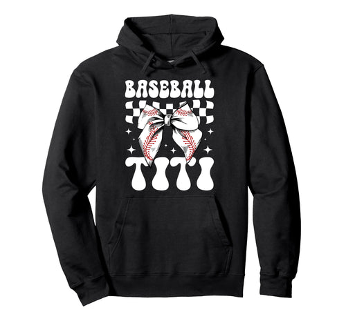 Baseball Titi Coquette Titi Baseball Hoodie - Novelty Apparel for Adults - T-Shirt, Sweatshirt, Hoodie