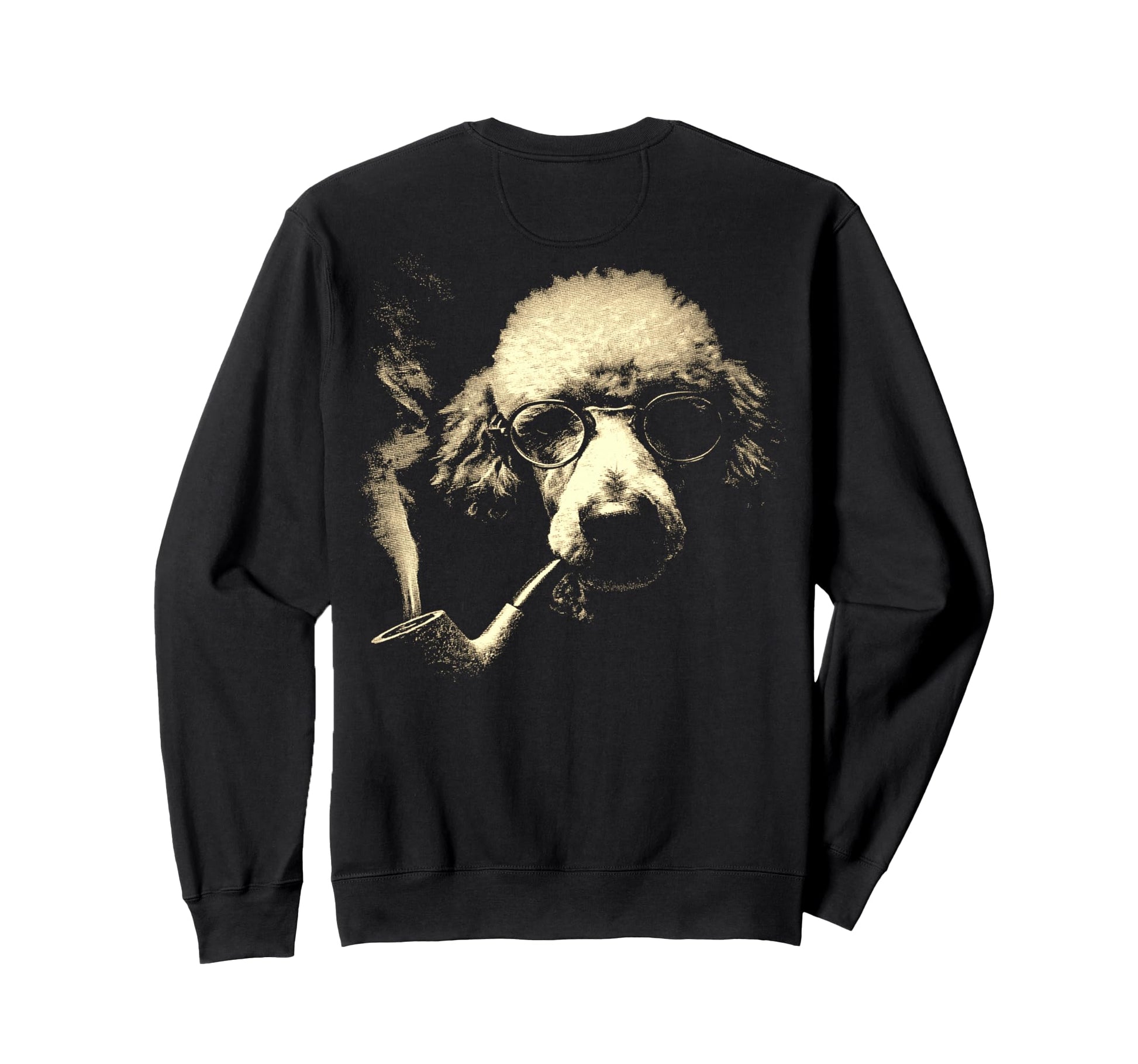 Poodle Cigarette Smoking Pipe Sweatshirt - Novelty Apparel for Adults - T-Shirt, Sweatshirt, Hoodie