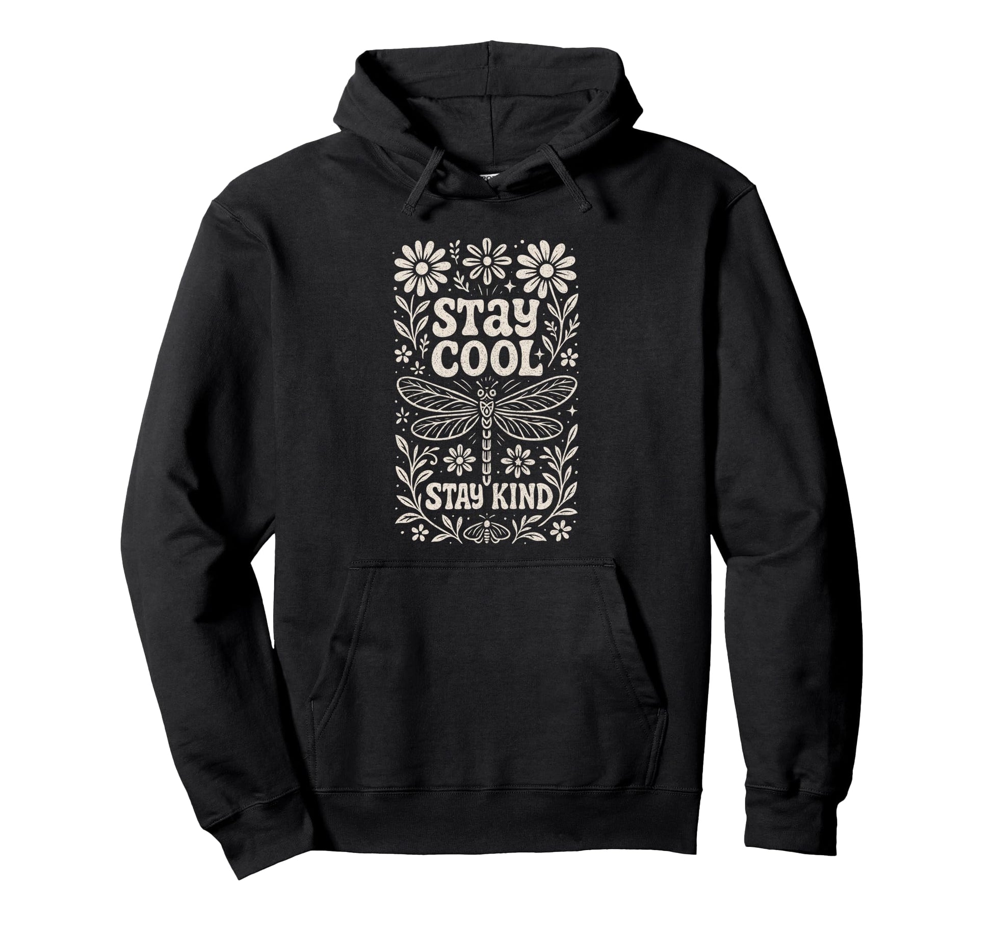 Stay Stay Kind 70S Flower Power Summer Hoodie - Custom Art Print for Adults - T-Shirt, Sweatshirt, Hoodie
